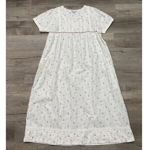 Vintage The 1 For U Floral Maxi Nightgown 3XL Cottagecore Peasant Feminine Boho
